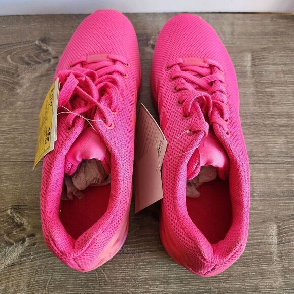 NWT Sample Adidas ZX Flux Athletic Running Shoes Sneakers Shock Pink Mens Size 9 - Picture 6 of 12